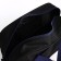 Sports bag with lightning, outer pocket, long belt, black/blue color