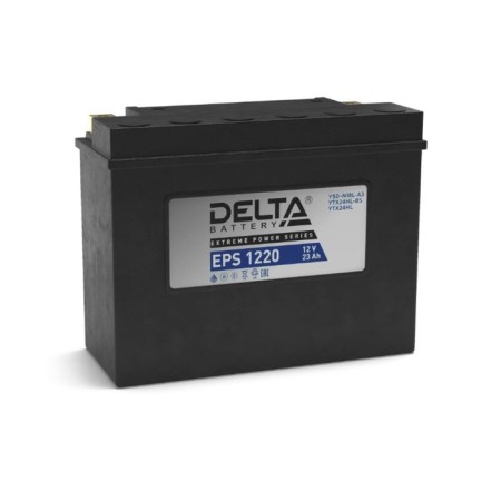 The Delta EPS 1220 battery (YTX24HL-BS, YTX24HL) 12 V, 20 Ah reverse (- +)