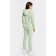 Kit for girls (sweatshirt, trousers), green color, height 92-98 cm