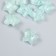 Busina Plastic for the creativity "Star. Stone ice" transparent green 1.3x2.6x2.6 cm