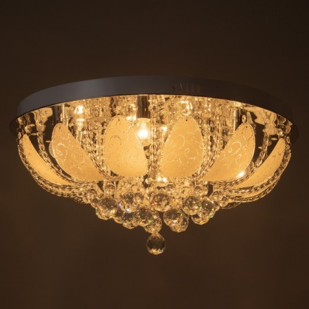 Chandelier 55725/600 CR chrome 8x40W E14 LED PDU 60x60x27cm-5