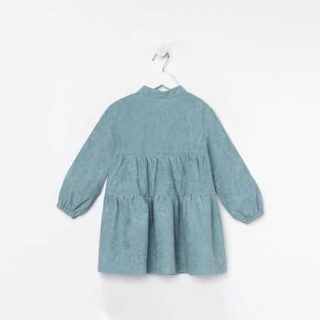 Платье детское KAFTAN "Velvet", р. 32 (110-116), серо-голубой-9