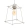 Bayerlux lamp "Angelo" 1x40W E27 white 18x18x70cm