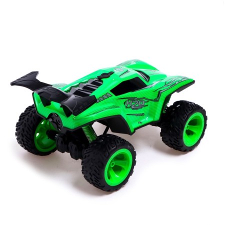 Radio -controlled jeep “Ghost”, 4WD, 4WD, smoke effect, green color-2