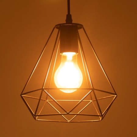Bayerlux suspension of Bayerlux "Brook" 1x40W E27 Black 20x20x120 cm-3