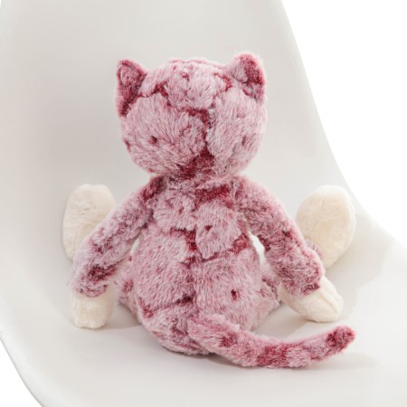 Soft toy "cat", 50 cm, cherry color-4