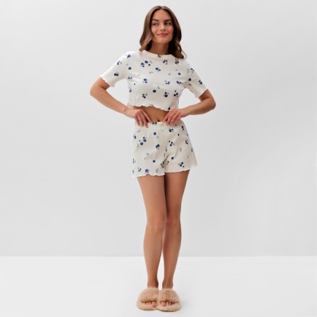 Pajama female (T -shirt and shorts) KAFTAN Blueberry p. 48-50-1