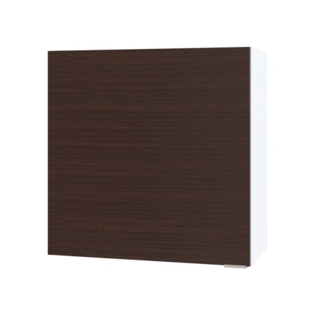 Cabinet with shelves, 600 × 300 × 600 mm, white/wenge color