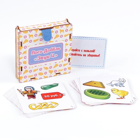 Set of cards "Logo-random. Sound Ts "-3