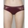 Female cowards, size 46, burgundy color