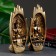 Figure "Two palms with Buddha" bronze, 11x21x8cm