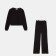 Women's costume (jumper and trousers) Mist, p. 40-42, black