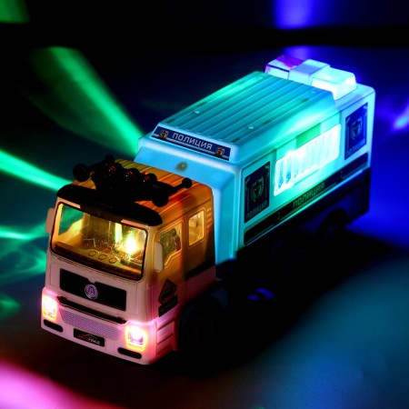 The machine "Special services. Police ", sound and light effects, works from batteries-4