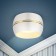 Lamp Built -in era KL82, IP20, 15W, 90x75 mm, white/gold color