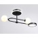 LED ceiling LED with a change of lamp and control panel Ambrella Light, Linetech, FL666223, G9, 29 W, 2175LUM, 3000-6400K, Black Black, White matte
