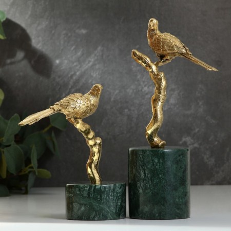 Figurine "bird" marble brass 22 x 9 x 30 cm-9