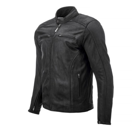 Leather jacket Moteq Arsenal, men's, size s, black-2