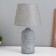 Table lamp "AI" 1x40W E14 gray 20x20x34cm