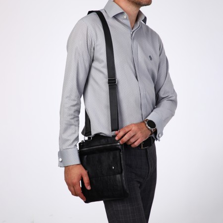 Male bag, terra dever, black color-5