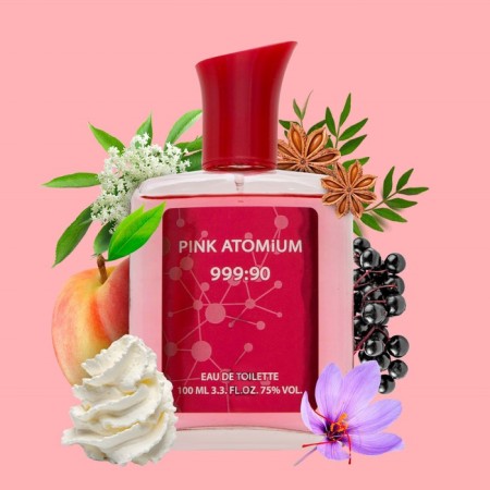 Tuale water for women Pink Atomium, based on Pink Molecule, Zarkoperfume, 100 ml