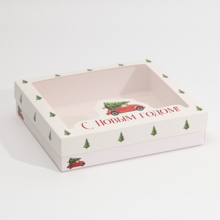 Gift box "Machine", 23.5 x 20.5 x 5.5 cm, New Year-6