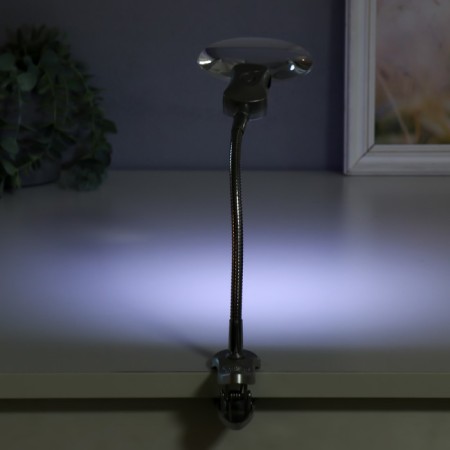 Lupa-lupa x2.25 x6 for LEDX2 creativity from 3 LR1130 lenses d = 2 cm and 9 cm 9x35.5 cm-4