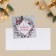 Mini-postcard "New Year's tenderness", 7 x 7 cm