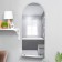 Mirror "Ark with a shelf", wall, 110x50 cm