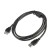 Luazon Cab-5, usb a (m)-usb a (f), 1.5 m, black