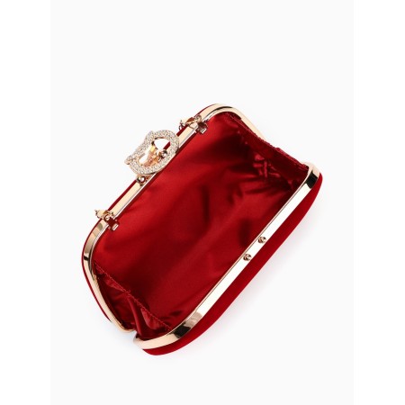 Female bag on the farmar, red color-3