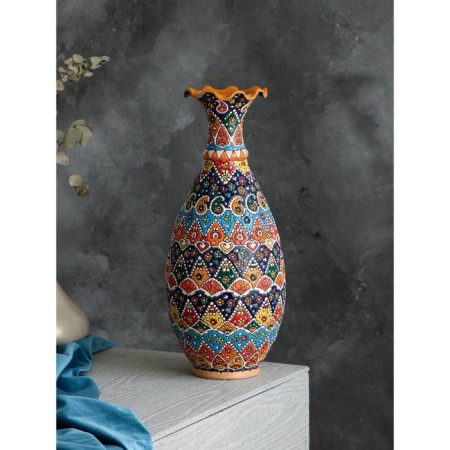 Floor Vase Persia, 44 cm, ceramics, mix, Iran