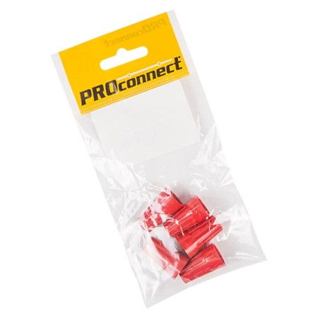 Connecting insulating clamp Proconnect "SIZ-5", 4.0-13.5 mm², red, 5 pcs.
