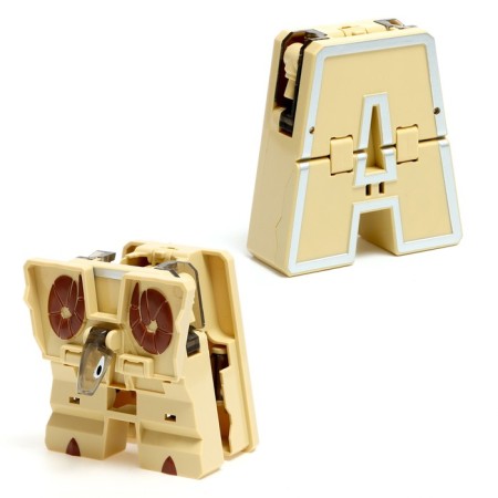 Robo-Bukva "Beasts", set 6 in 1, transformed, gathered in 1 robot-6