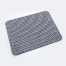 Silicone rug for drying dishes Joy Home, 40x30 cm, gray
