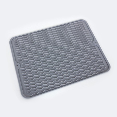 Silicone rug for drying dishes Joy Home, 40x30 cm, gray