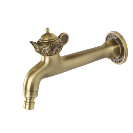 Bronze de Luxe 13263/2 crane, drain, valve, for a bath, pour 160 mm, brass, bronze