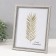 Photo frame plastic 20x25 cm "Golden brackets. Double" gray 23.5x28.5 cm