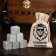 Stones for whiskey in a bag of "beloved man. Leo", natural steat, 6 pcs
