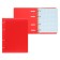 Notebook on rings A5 120 sheets in Calligrata Called Red, Plastic Cover, OFSET block