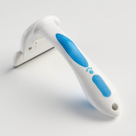 Middle Middle with a removable blade, 15 x 7.8 cm, blue and white-1