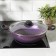 Kazan, 4 l, d = 28 cm, glass cover, two removable handles, purple color