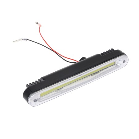 Daily running lights, 12 V, 24 W, 1 LED, 6500 K, wire 80 cm, set 2 pcs-1