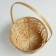 Wicker basket, d21 x 10/34 cm, bamboo