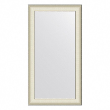 EvoForm mirror in the baguette frame, 78 mm, 58x108 cm, color white skin with chromium