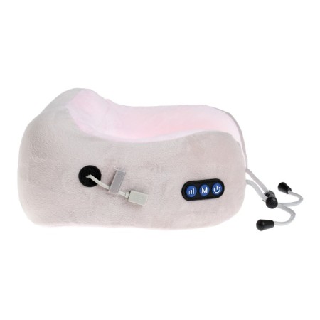 Massage pillow Luazon LEM-06, 3.7 W, 2 types of massage, IK heating, battery, pink-4
