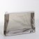 Cosmetic bag with a zip-butter, black color