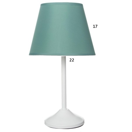 Eleanor desktop lamp 1x15W E27 White/turquoise 22x22x42cm Risalux-6