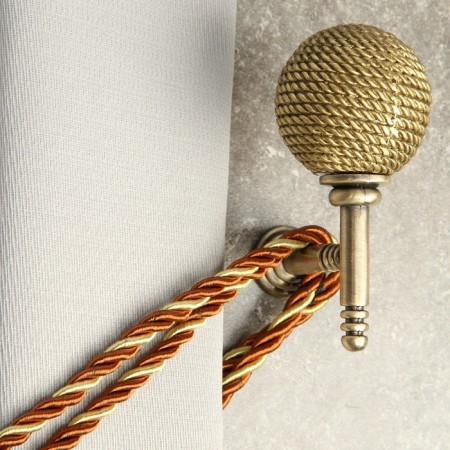 Hook for curtains KS100 CAPPIO, one -rod, bronze color, 2 pcs-5