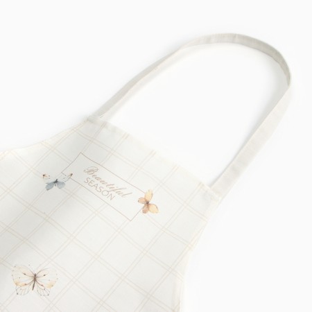 Apron "Ethel" Wild Flowers 60x70cm, 100% HL, reps 220 g/m2-3