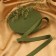 Rubber band, 20 mm, 20 m, khaki color